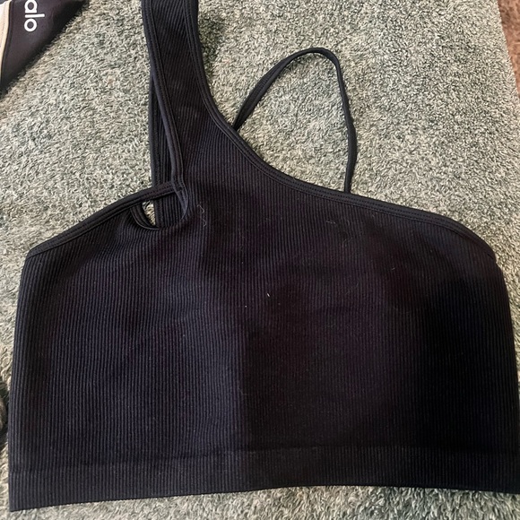 ALO Yoga Black and Tan Activewear Set and spiritual gangster workout bra. - Picture 5 of 5